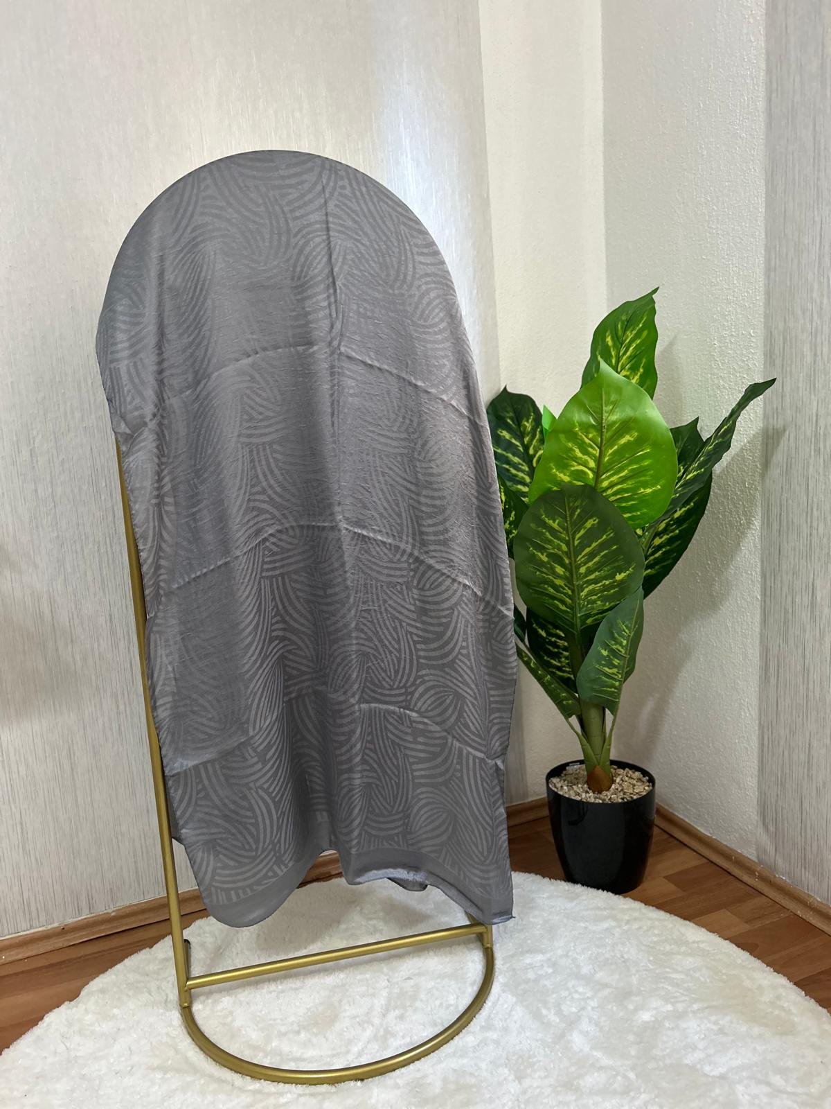 Premium glow jakar şal çizgi desen